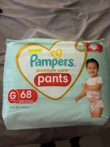 Fralda pampers premium Care g Pants 