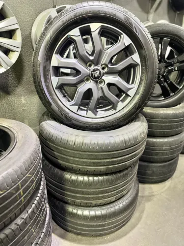 RODA 16 FIAT VOLKS GM ORIGINAL COM PNEUS