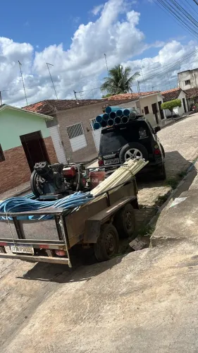 Equipamento de limpeza de poço artesiano