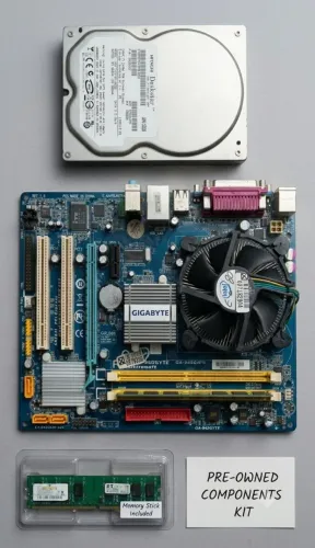KIT COMPUTADOR A VENDA,MORIA RAM,HD SATA 160 GB,PLACA MAE COMPATÍVEL COM MEMORIAS RAM DDR2