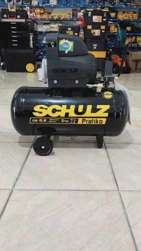 Compressor de ar 50L 2.0hp 120psi - Schulz Pratiko (Loja)