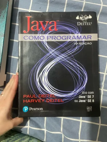 ? VENDO LIVRO JAVA COMO PROGRAMAR - 10ª EDIÇÃO