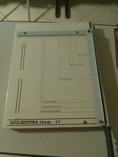 guilhotina de papel facão de 36cm (14 polegadas)