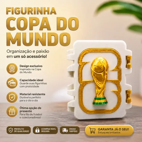 Caixa de figurinha da copa 