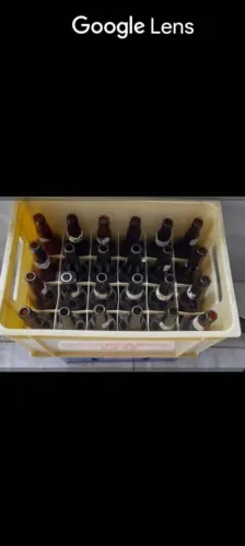 Garrafas de cerveja vazia