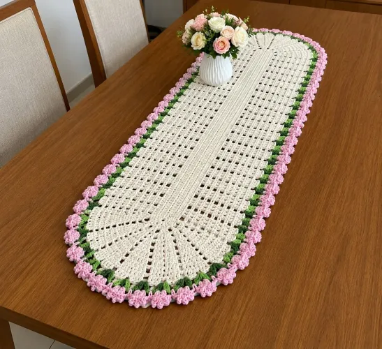 Trilho de mesa tulipas ?