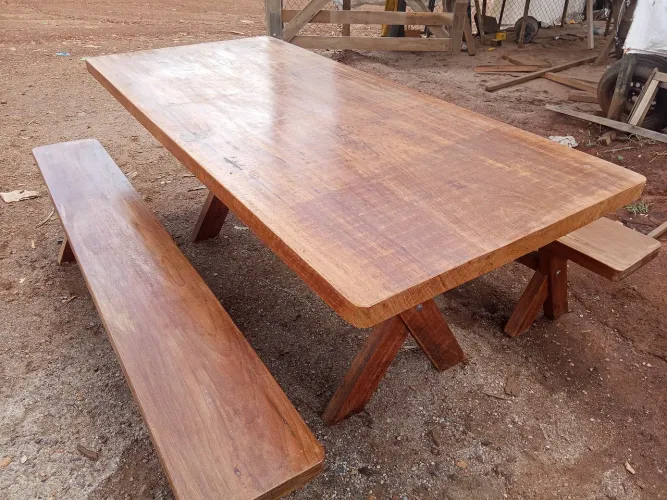 Promoção mesa rustica