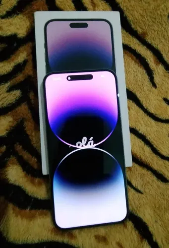 iphone 14 pro max 256 gb roxo sem marcas sem detalhes com nota e garantia pela loja