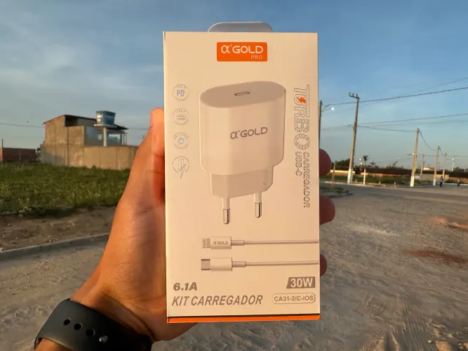 Carregador H?MASTON iPhone TURBO 30W!! LACRADO!! PROMOÇÃO!!