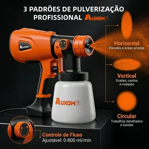 Pistola pulverizadora de pintura elétrica nova