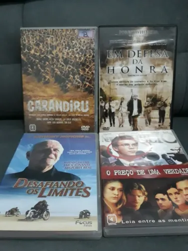 DVD Carandiru, Em Defesa Da Honra, Desafiando Limites e O Preço de Uma Verdade - Ler Anúnc