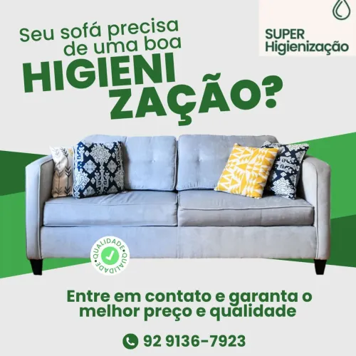 Lavagem e higienização. Seu estofado novo, limpo e livre de ácaros de verdade!