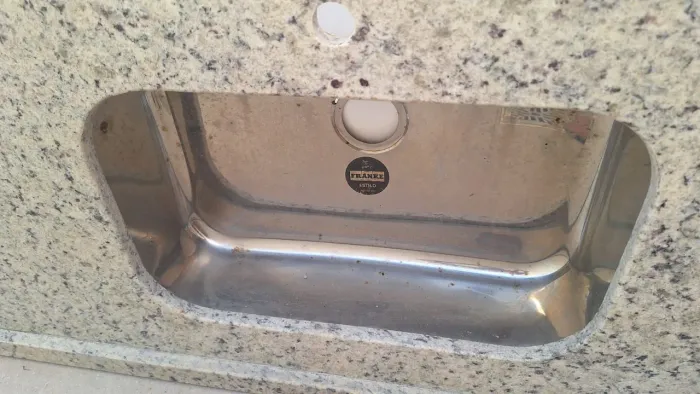 Bancada de cozinha com cuba Inox