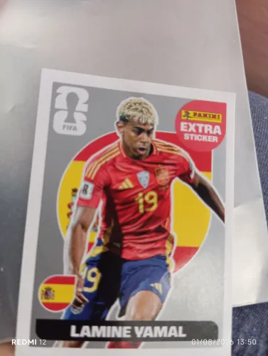 Carta da copa LAMINE YAMAL