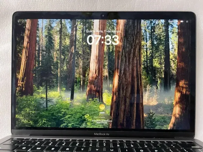 Tela Display Original Para Macbook Air M1 A2337 Cinza Gray - semi nova