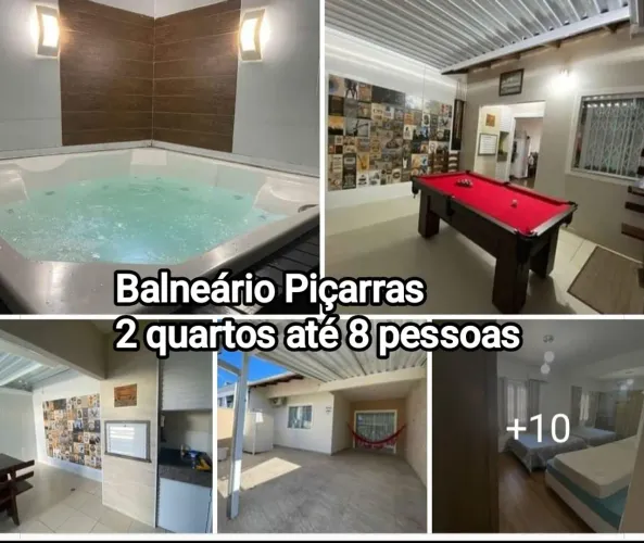 Casa temporada em Piçarras 250 metros da praia.
