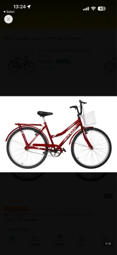 Bicicleta Ultra Bikes Summer Solid Aro 26 - NOVA NA CAIXA