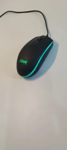 Mouse gamer com led e com fio. Dpi até 5600 da marca gmr