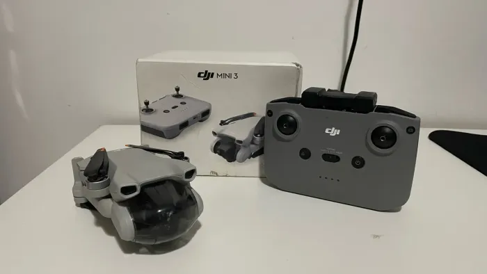 Dji mini 3 com caixa e nota