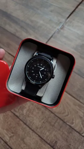 Relógio Mondaine Preto Masculino Pulseira de Couro