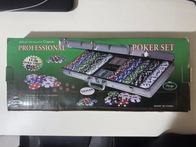 Maleta Poker Profissional 500 fichas