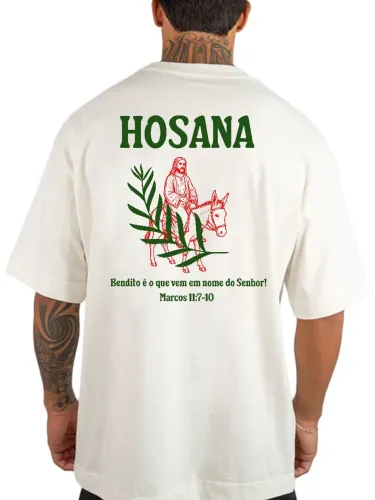 Camiseta oversized Cristã
