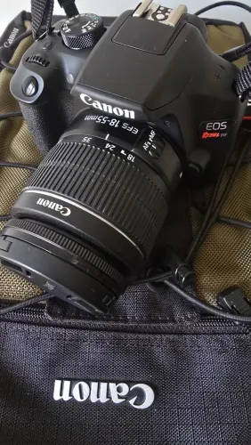 Canon Rebel T6 IMPECÁVEL (- de 800 cliques) + Kit duplo de lentes + Mochila oficial