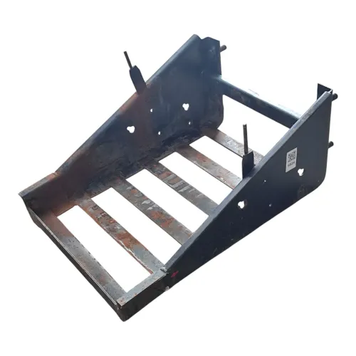 Suporte Bateria Mb Accelo 24v Alongado P Bateria Grande 60cm Preto com Sinais De Oxidação