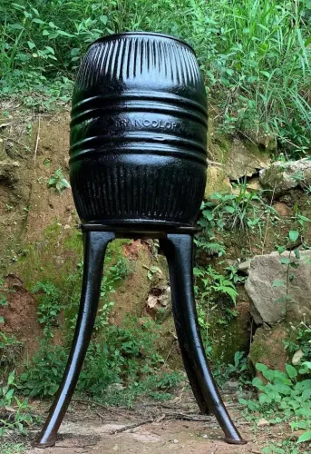 Latão de tinta antigo 200l brancolor