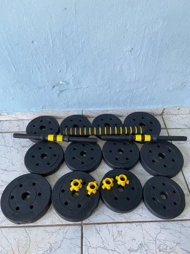 Peso de academia kit 2 em 1