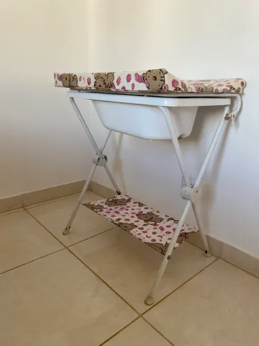 Trocador com banheira