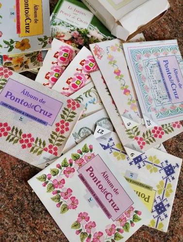 Livros de bordar.