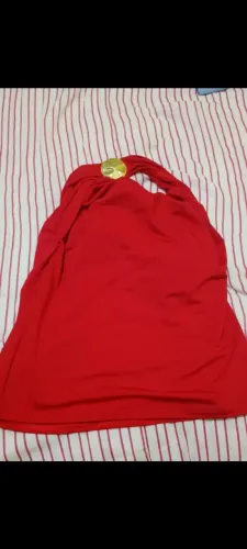Body vermelho tamanho P