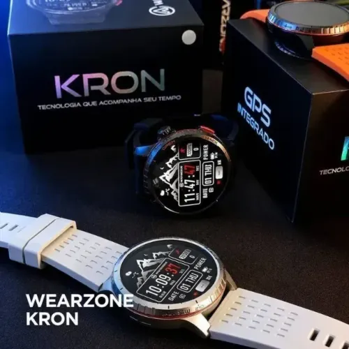 Smartwatch Wear Kron GPS (47mm) Strava Cert. Militar