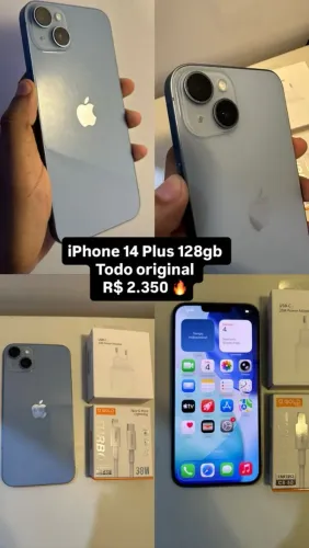 iPhone 14 plus azul