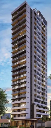 Studio Faria Lima com 24m² com lazer - Pinheiros - São Paulo - SP