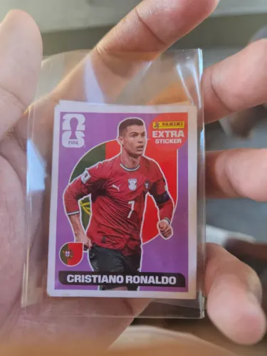 Figurinhas legend da copa - Cristiano Ronaldo e Salah