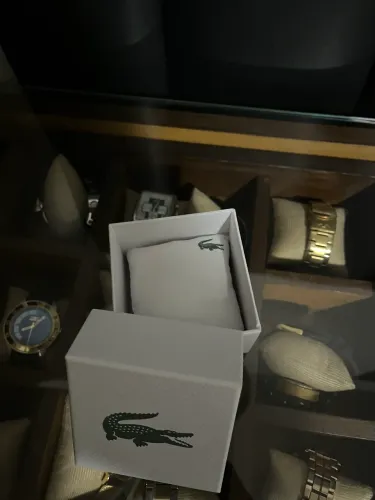 Caixa de relógio Lacoste novo