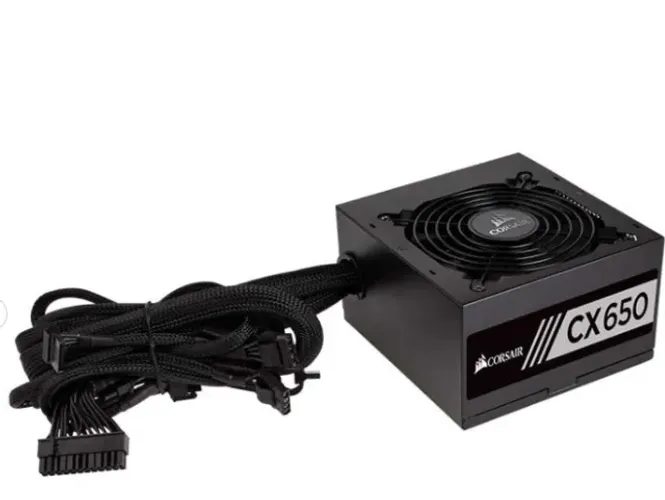 Fonte Corsair CX Series CX650 80 Plus 650W PFC Ativo, CP-9020122