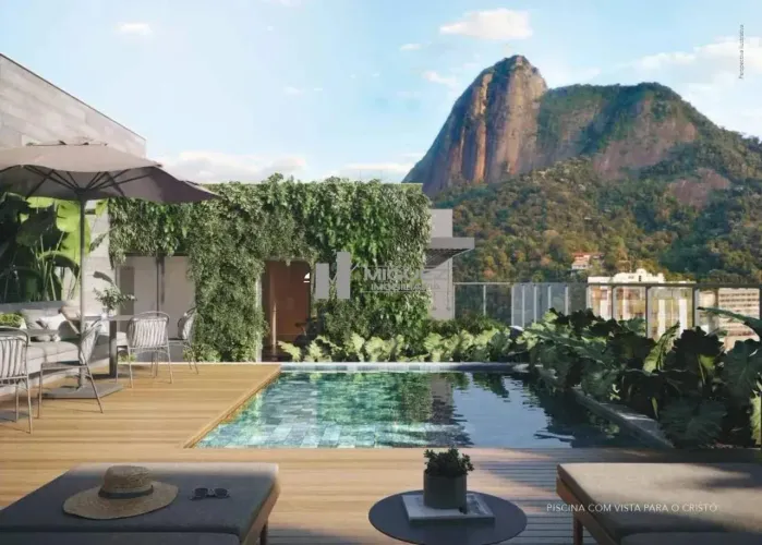 Primeira locação! Apartamento à venda, sofisticação e vista icônica no Humaitá: 4 quartos 