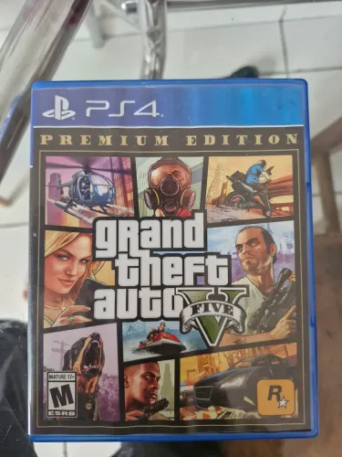 Jogo GTA V de ps4, mídia fisica