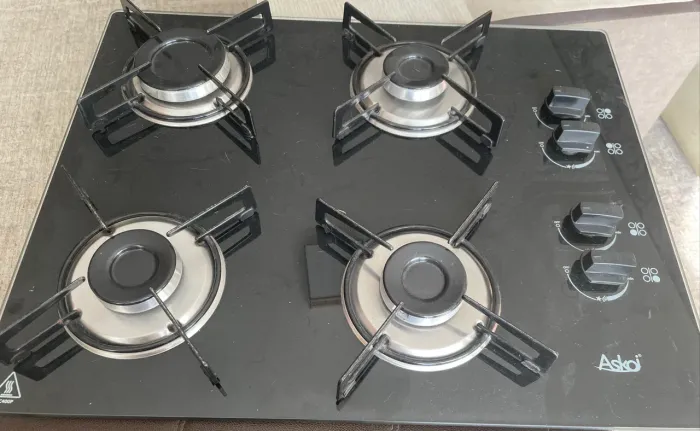 Cooktop 4 bocas a gás (botijão)