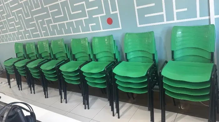 Cadeiras de Polipropileno Verde