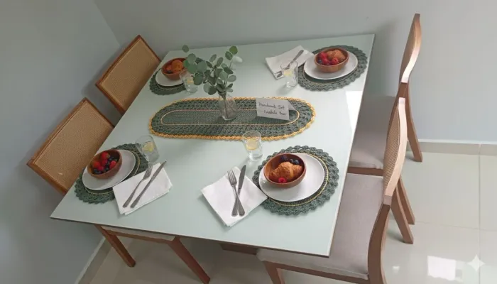 Jogo americano - 5 peças.