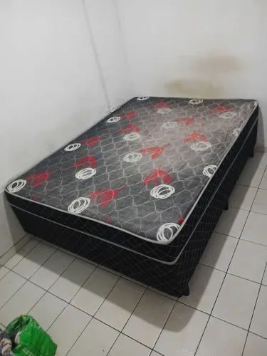 Cama box de casal conjugada
