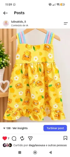 Vestido Menina