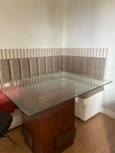 Mesa de vidro 4 lugares
