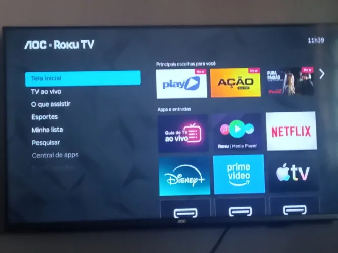 Smart TV 43 polegadas aoc