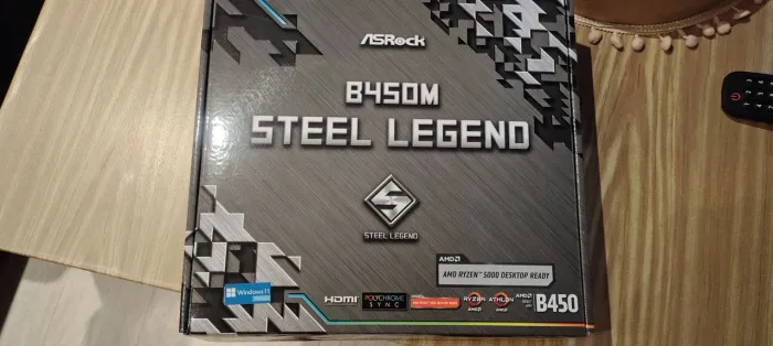 Placa mãe ASRock steel legend B450M