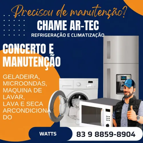 Geladeira parou? Consertamos hoje!